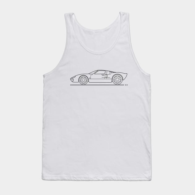 classic racing car b Tank Top by garistipis